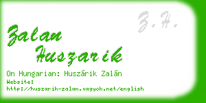 zalan huszarik business card